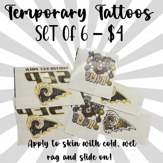 Temporary tattoos