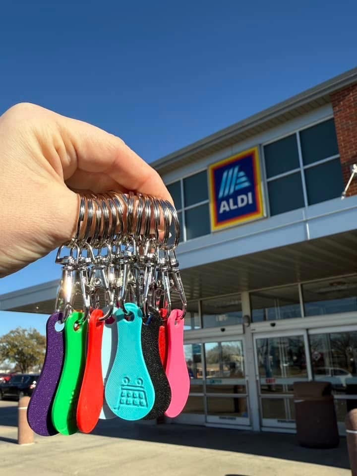 Aldi Quarter Keychain 3 for $10