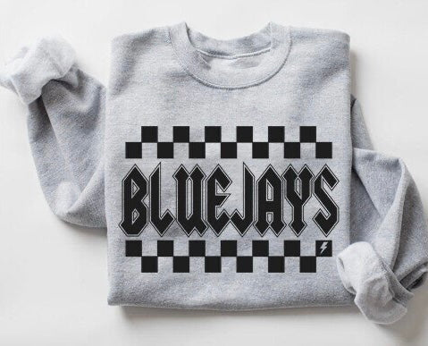 Bluejays checkered