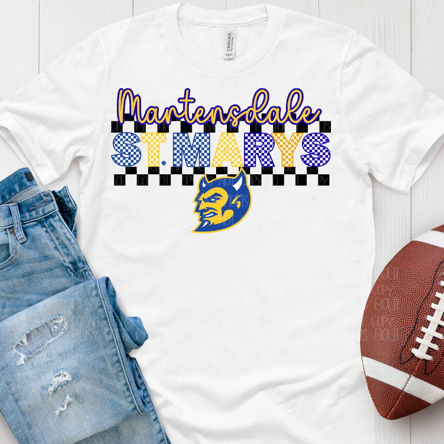 Blue Devils Checkered