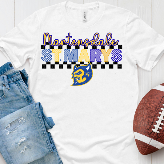 Blue Devils Checkered
